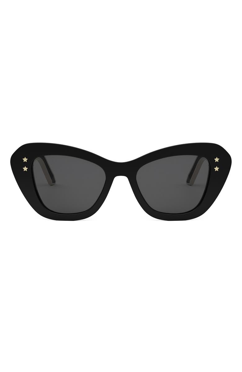 DIOR 'DiorPacific B3U 52mm Butterfly Sunglasses, Main, color, 