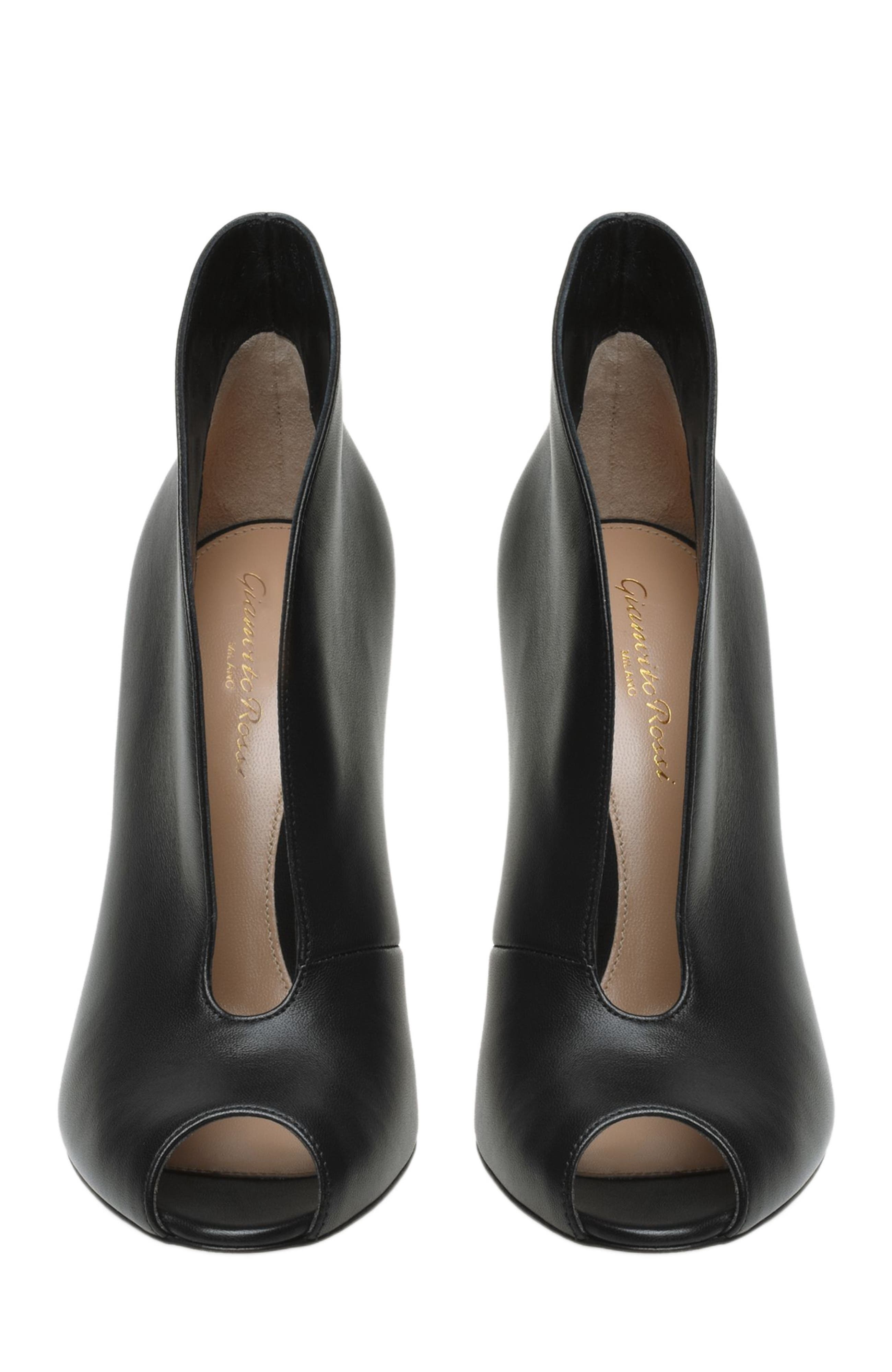 Gianvito Rossi Vamp Pump, Alternate, color, Black Leather