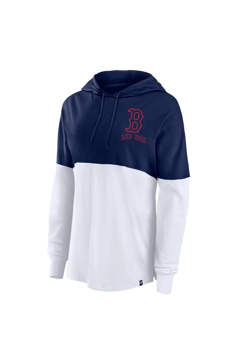 FANATICS Women's Fanatics Navy/White Boston Red Sox Backup Option Pullover Hoodie, Alternate, color, 