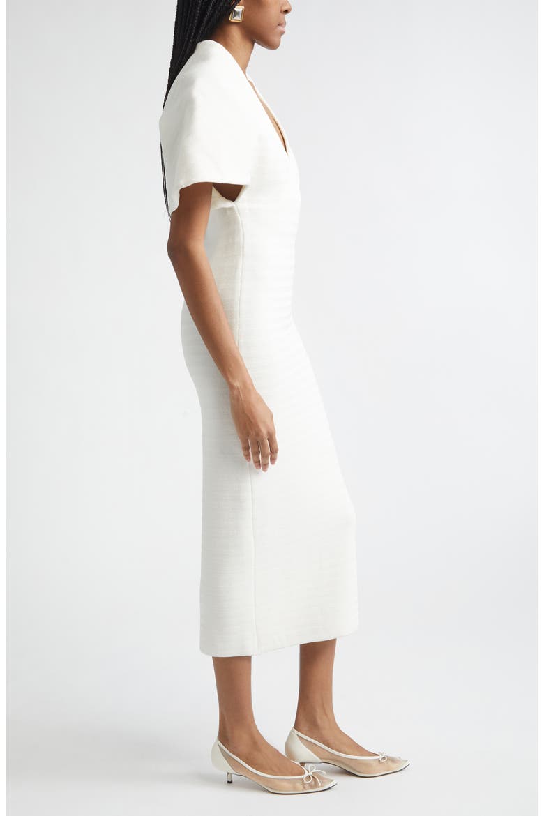 La Robe Maille Stanton Midi Dress, Alternate, color, WHITE