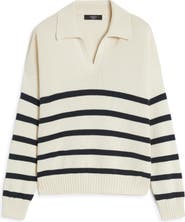 Weekend Max Mara Panfilo Stripe Polo Sweater