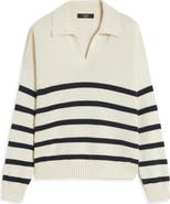 Weekend Max Mara Panfilo Stripe Polo Sweater