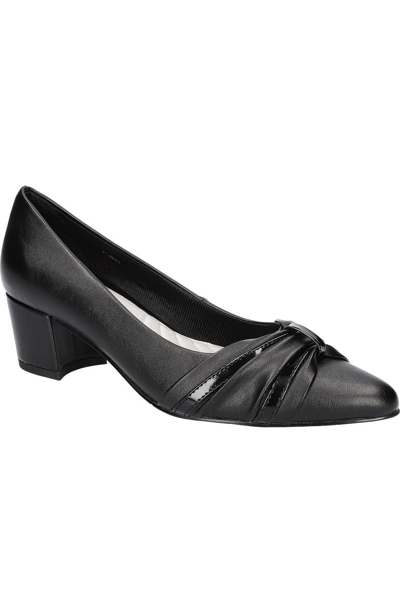 EASY STREET Millie Ruched Pump, Main, color, Black