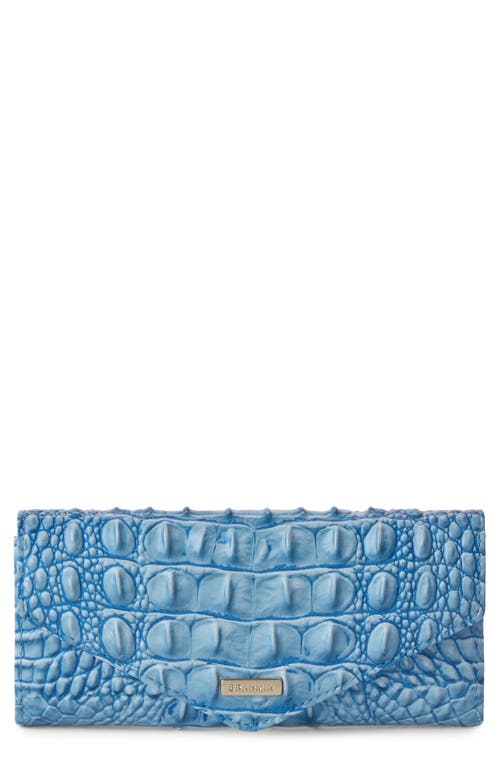 Brahmin Veronica Croc Embossed Leather Wallet