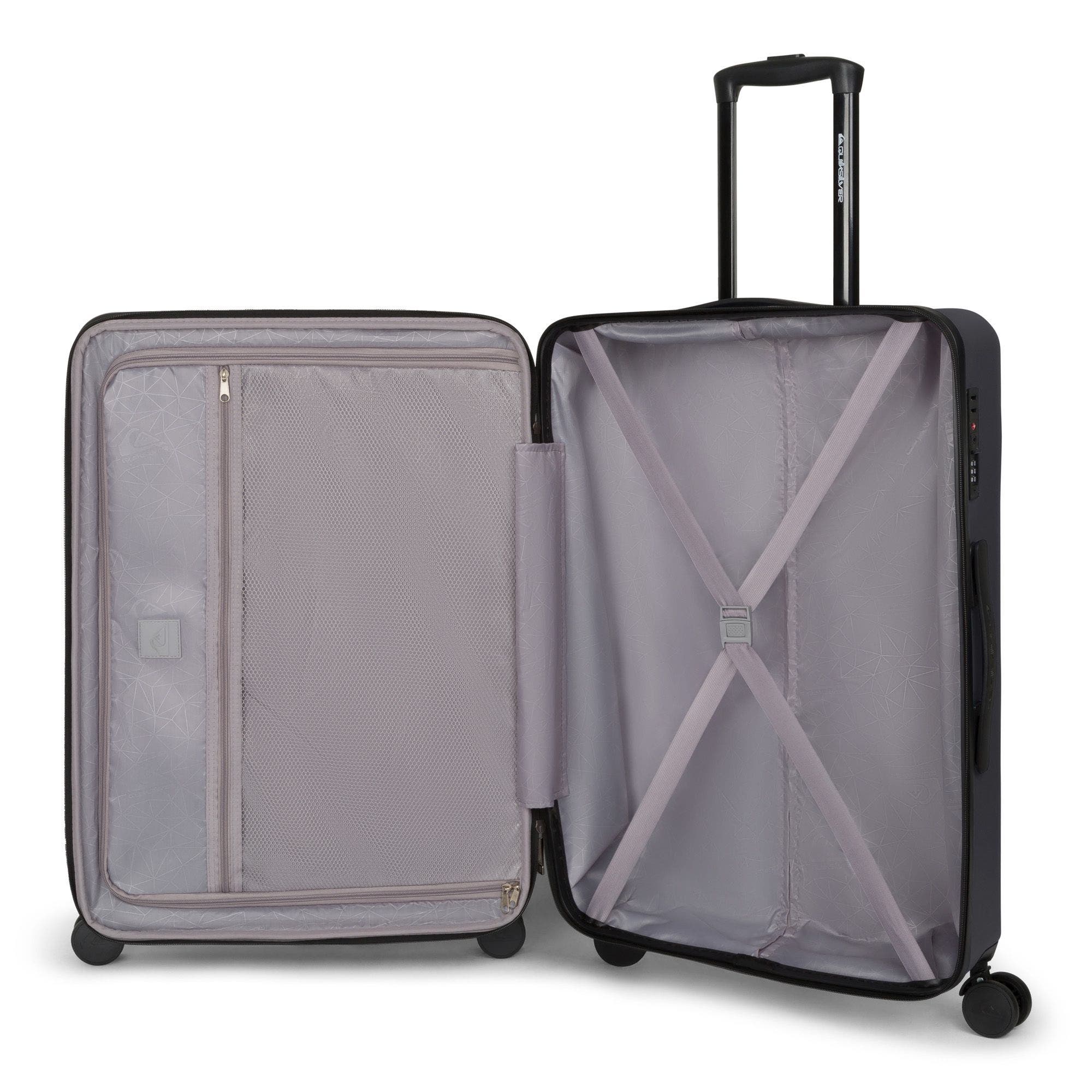 Quiksilver Rincon Suitcases PC Hardside Expandable Luggage with Spinner Wheels, 3-Piece Set, Alternate, color, 