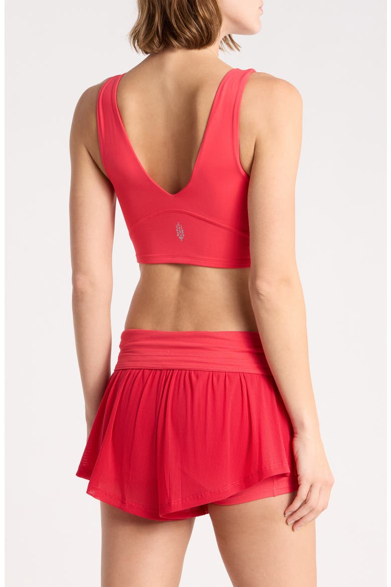 FP Movement Never Better Crop V-Neck Tank, Alternate, color, GRAPEFRUIT