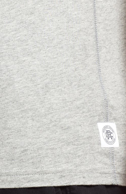 Reigning Champ Short Sleeve Slim Fit Crewneck T-shirt In Gray