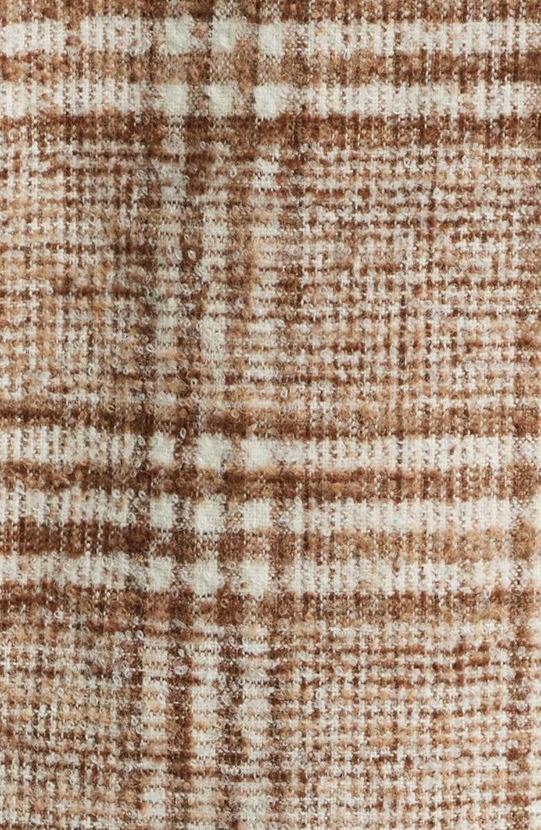 BOSS Heston Slim Fit Plaid Sport Coat, Alternate, color, Medium Brown