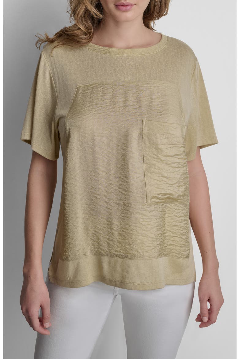 Twinkle Mixed Media T-Shirt, Main, color, MOJAVE DESERT