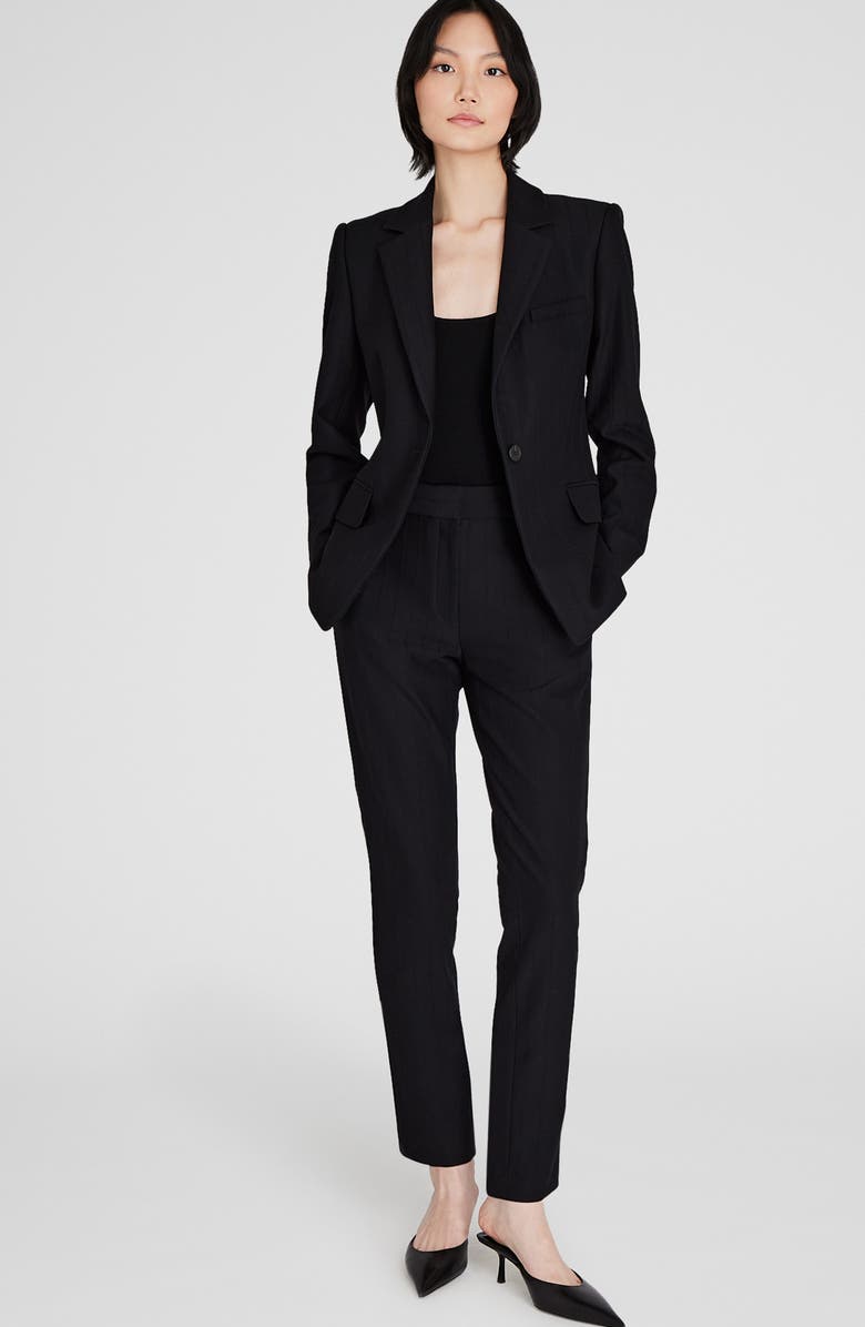 Club Monaco Stripe Jacquard Cutaway Blazer, Alternate, color, 