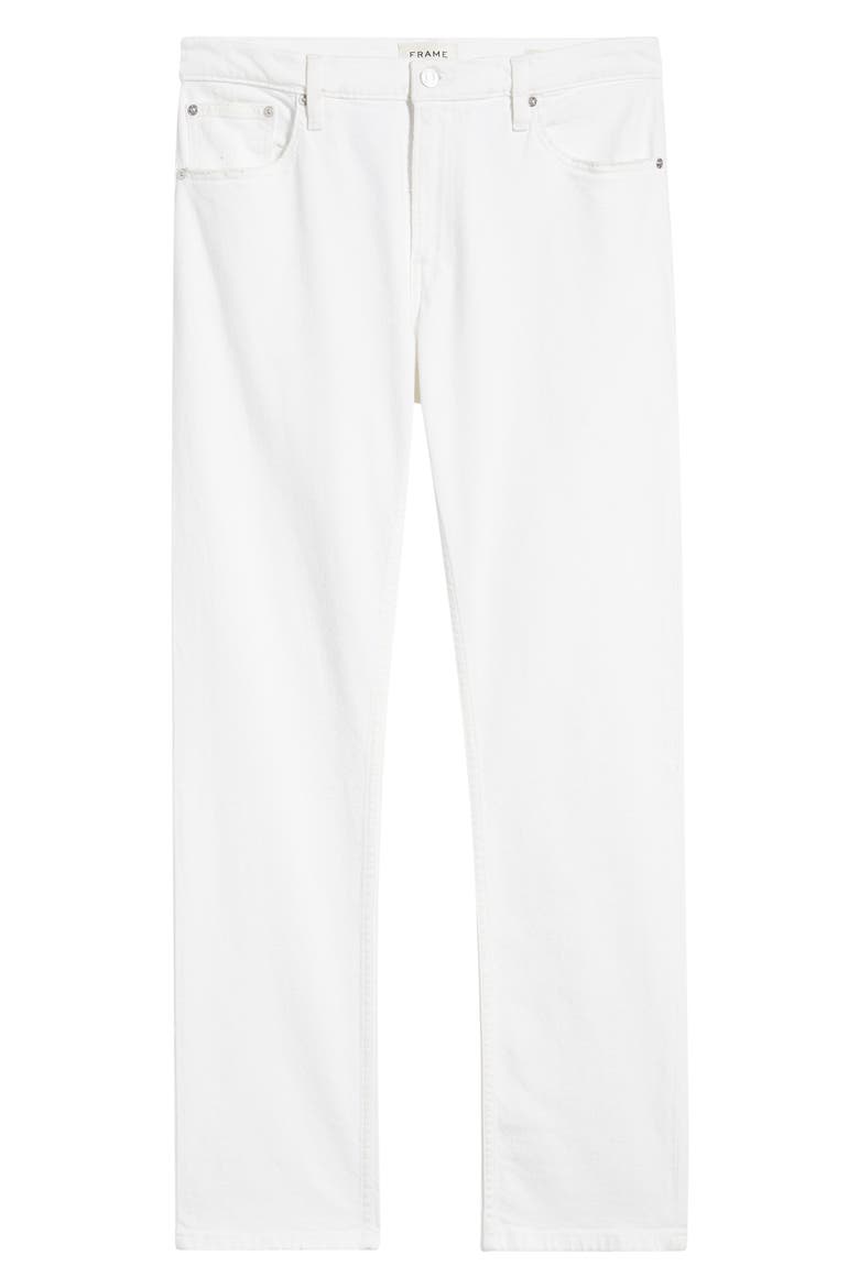 Modern Straight Leg Jeans, Alternate, color, WHITE GRIND