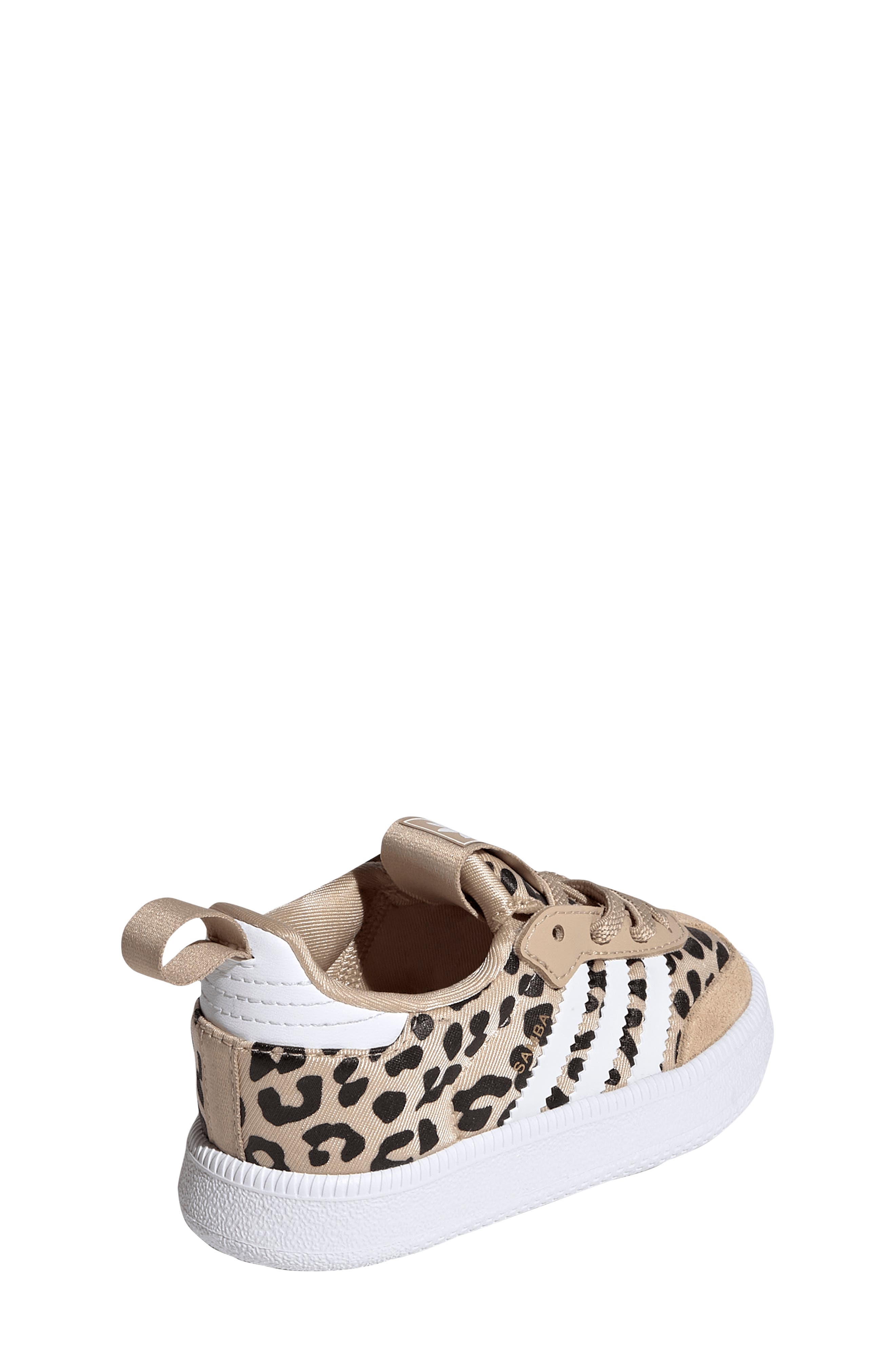 Kids' Samba Quickon Sneaker, Alternate, color, BEIGE/ WHITE/ BLACK