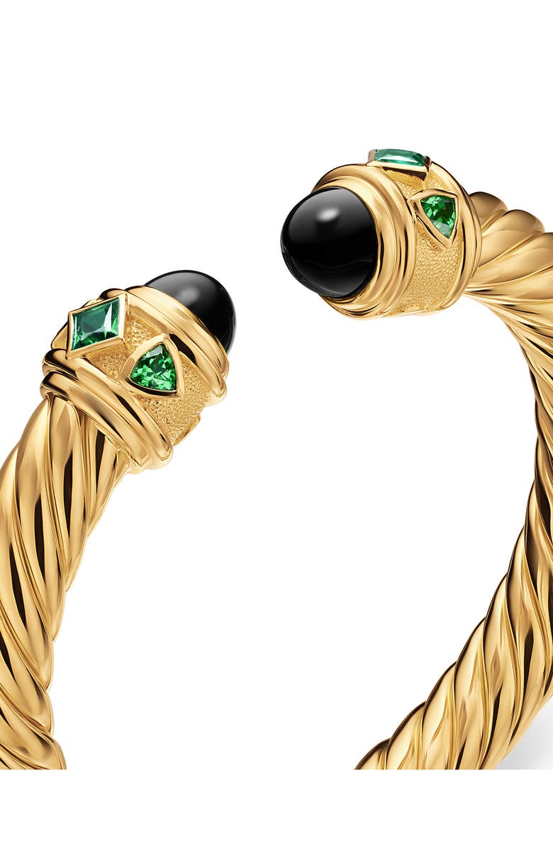 David Yurman Renaissance Bracelet with Semiprecious Stones, Alternate, color, Black Onyx