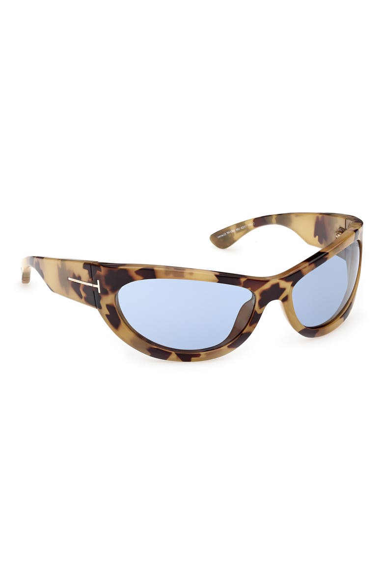 Leona 62mm Cat Eye Sunglasses, Alternate, color, HAVANA/OTHER / BLUE