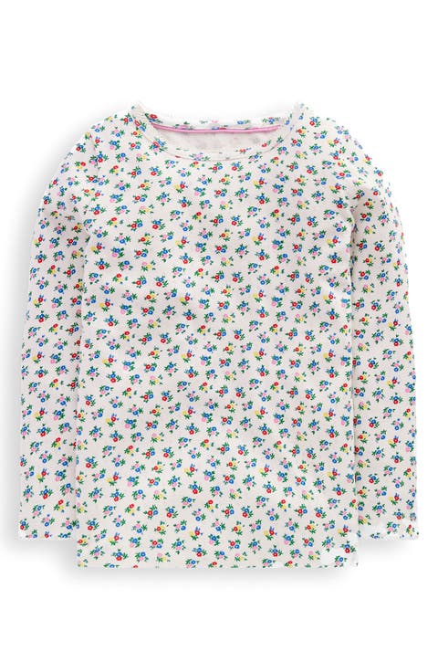 Kids' Floral Pointelle T-Shirt