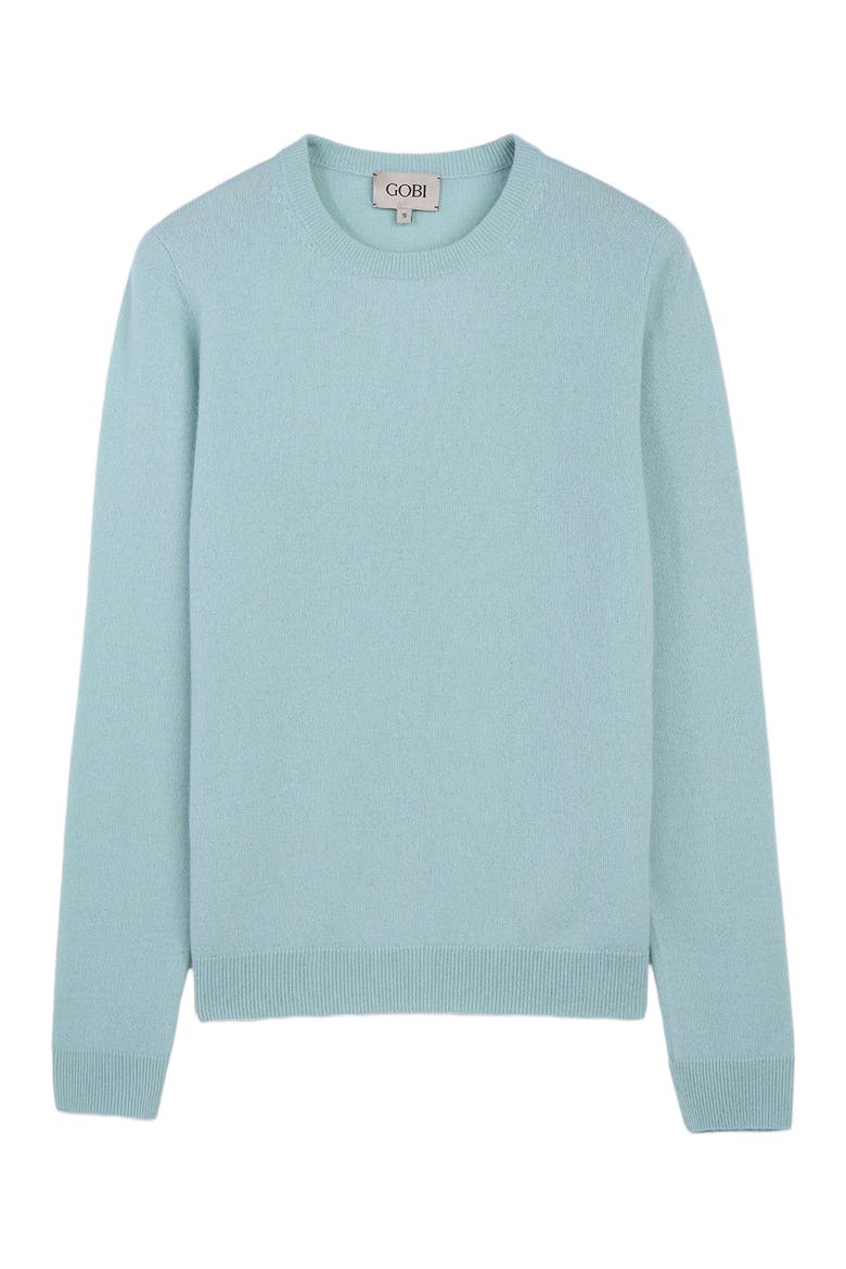 Essential Cashmere Crewneck Sweater, Main, color, celadon
