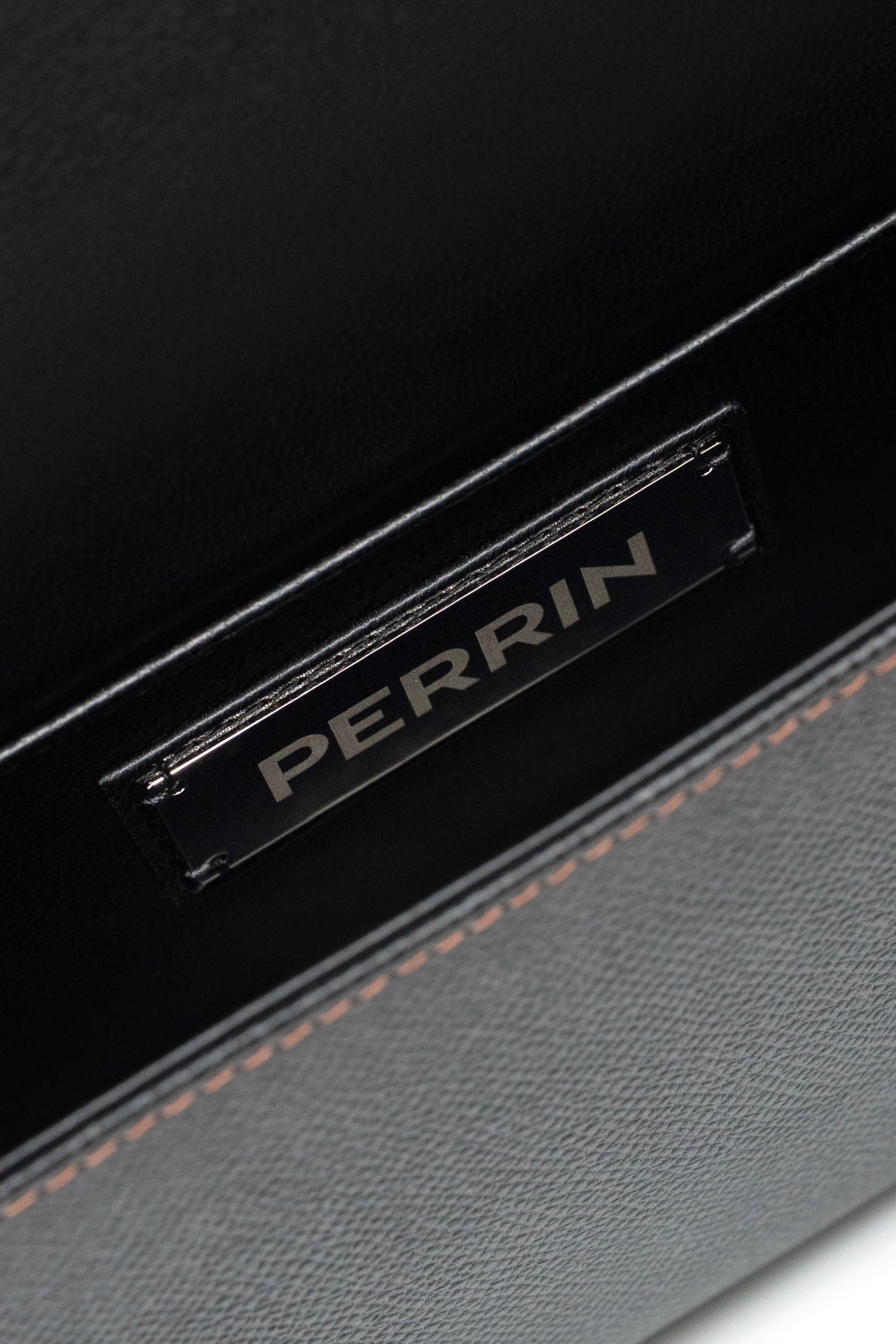 PERRIN PARIS Le Cabriolet Clutch Classic, Alternate, color, Black / Auburn
