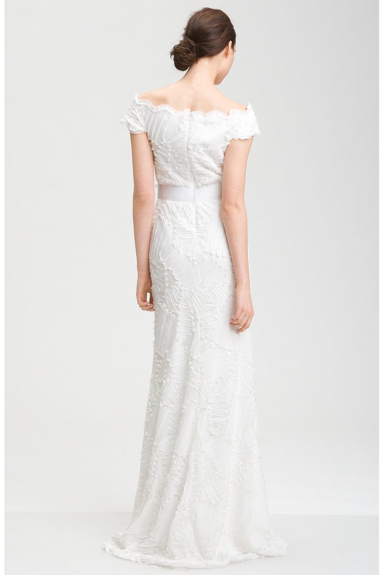 Cap Sleeve Bow Belt Dress, Alternate, color, IVORY