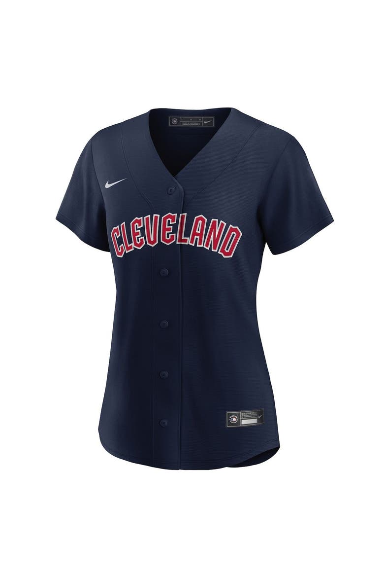 Women's Nike Navy Cleveland Guardians Alternate Official Replica Jersey, Alternate, color, Navy