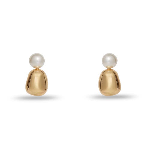 Lele Sadoughi Pebble Stud Earrings In Gold