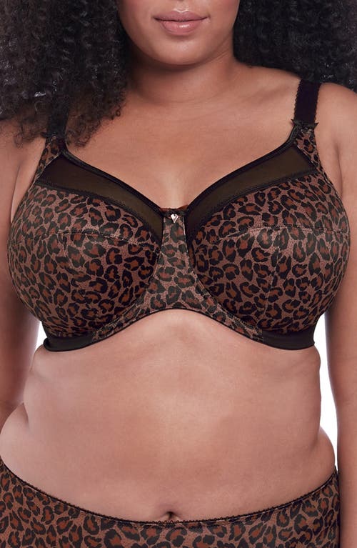 Goddess Kayla Full Figure Underwire Bra in Dark Leopard  product