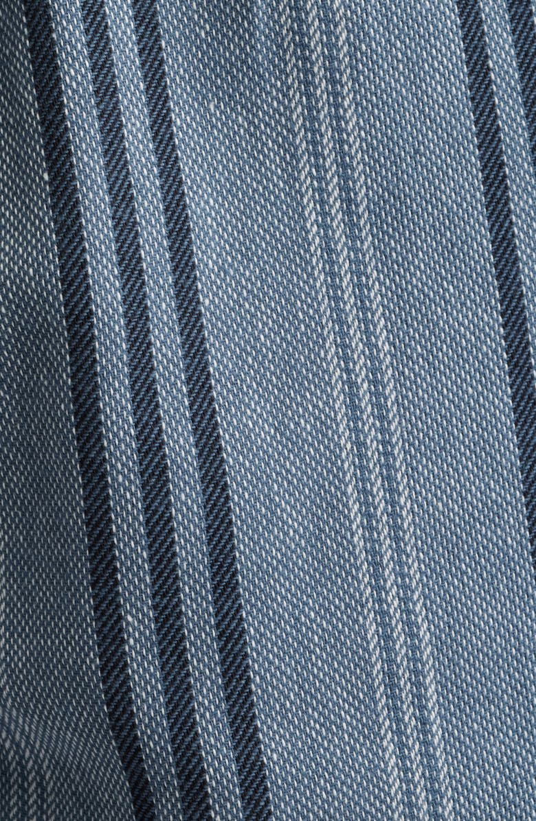 Majestic International Saltwater Woven Lounge Shorts, Alternate, color, Denim Stripe