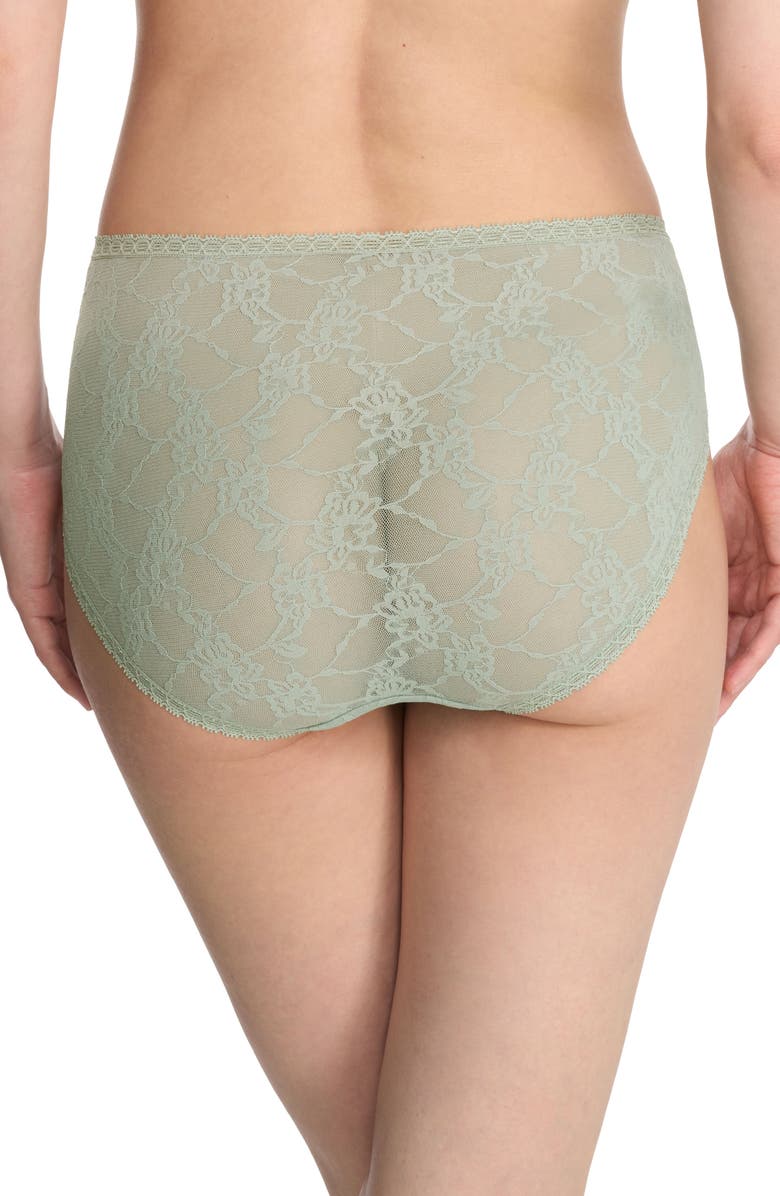 Natori Bliss Allure Lace French Cut Panties, Alternate, color, Meadow