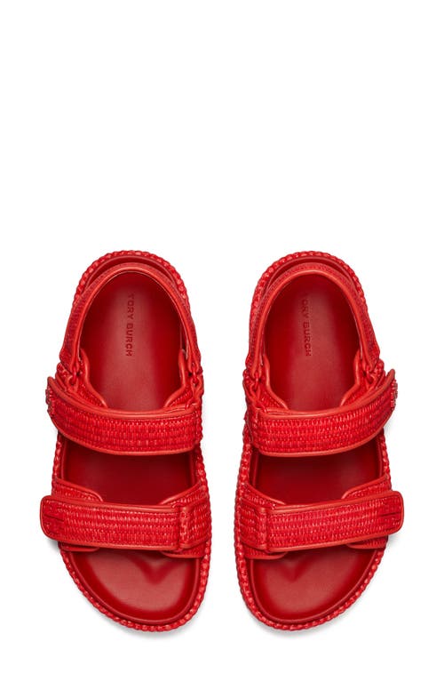 Tory Burch Kira Platform Sport Sandal In Red