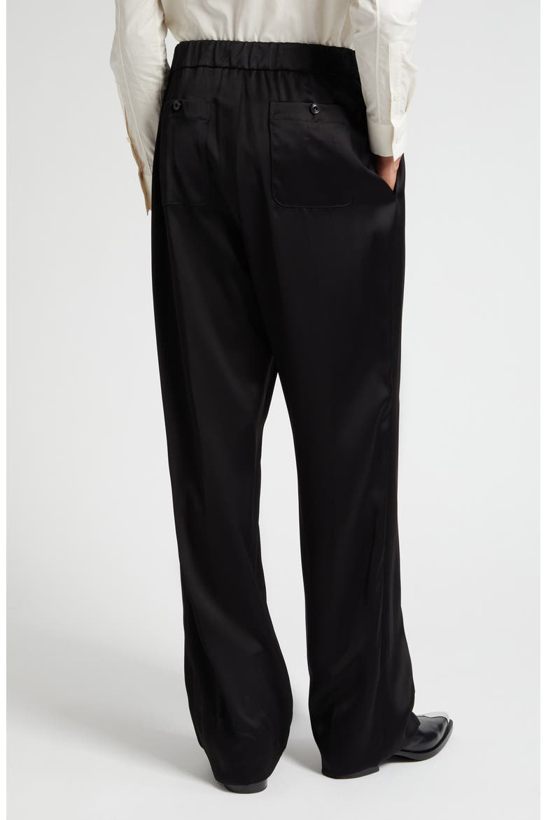 Satin Pants, Alternate, color, BLACK