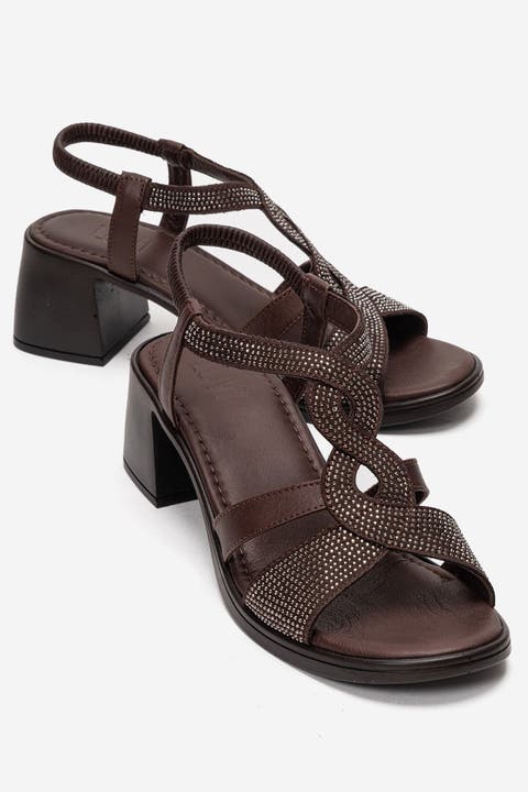 Dolen Leather Chunky Sandal
