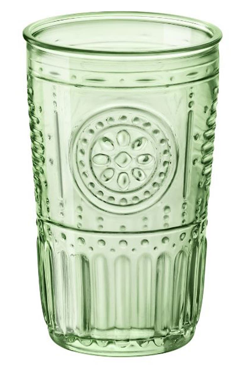 Romantic Cooler Set of 4 Tumbler Glasses, Main, color, PASTEL GREEN