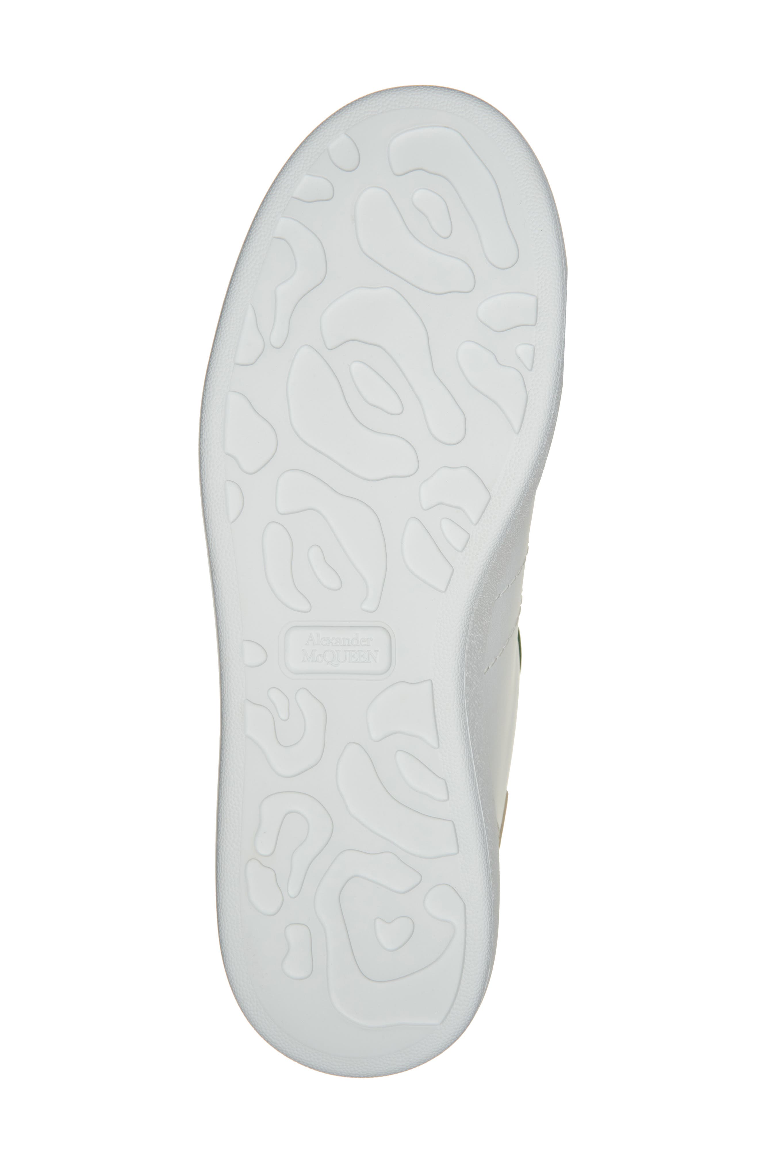 McQueen Retro Sneaker, Alternate, color, White/Green