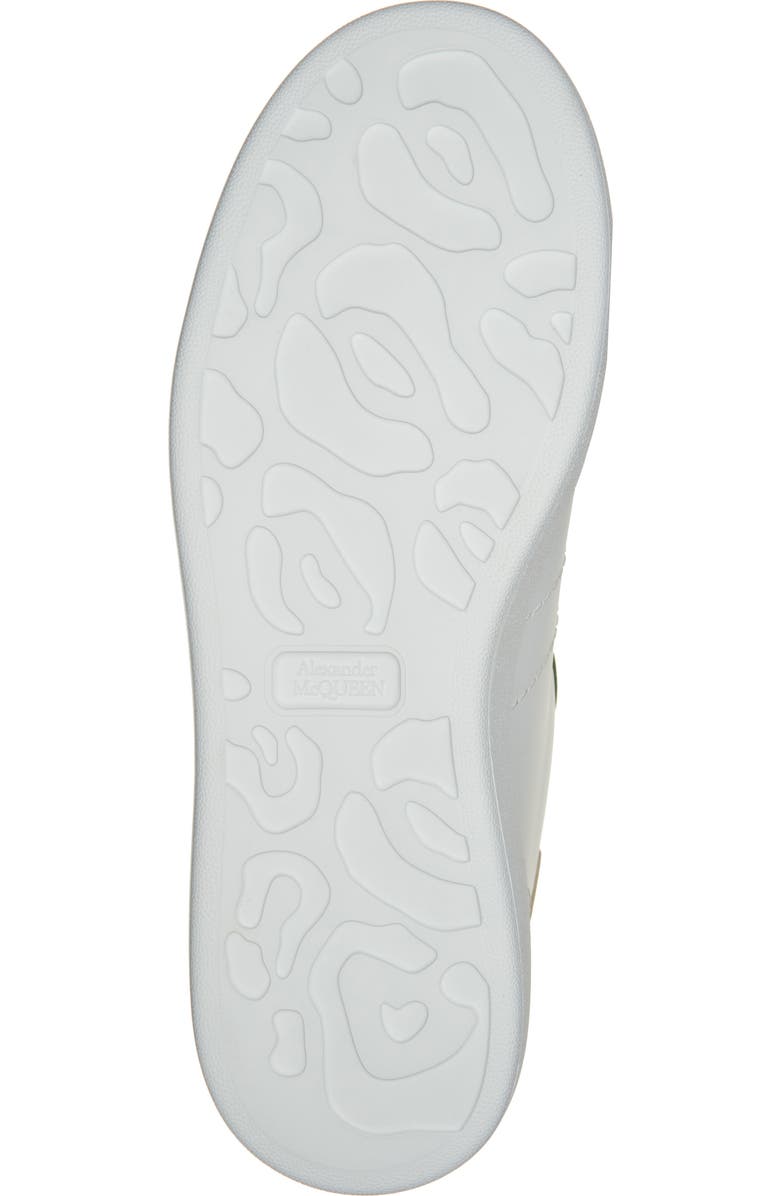 McQueen Retro Sneaker, Alternate, color, White/Green