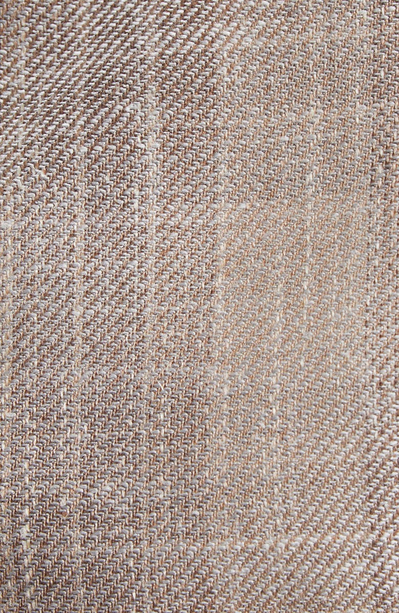 ZEGNA Fairway Crossover Plaid Wool, Silk & Linen Sport Coat, Alternate, color, Medium Brown