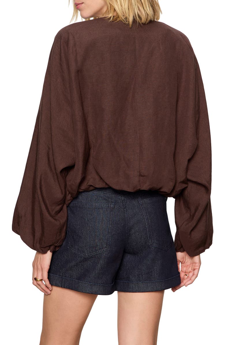 Sanctuary Linen Blend Bubble Jacket, Alternate, color,