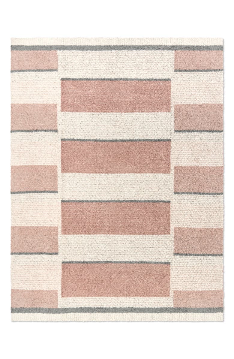 Barefoot Dreams<sup>®</sup> CozyChic<sup>©</sup> Playa Checkered Throw Blanket, Alternate, color, Cream Multi