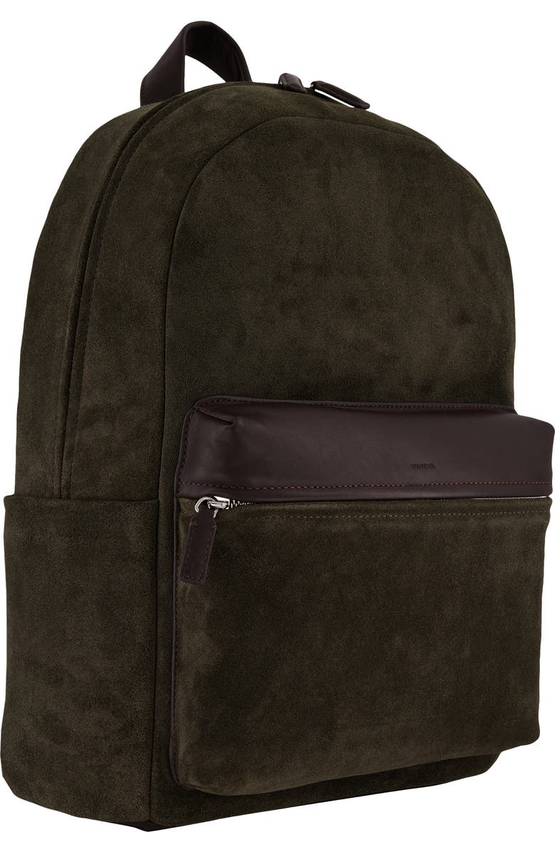 Vince Cavalor Leather Backpack, Alternate, color, Driver Green