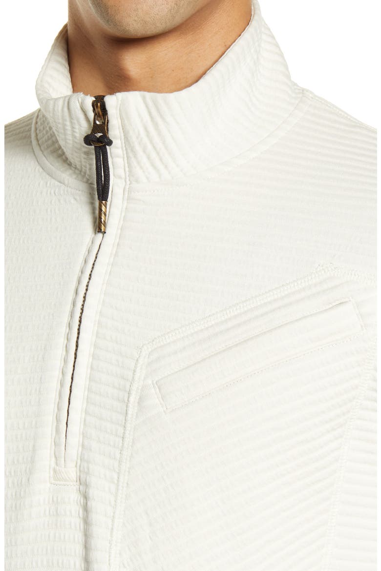 Double Knit Half-Zip Pullover, Alternate, color, TINTED WHITE