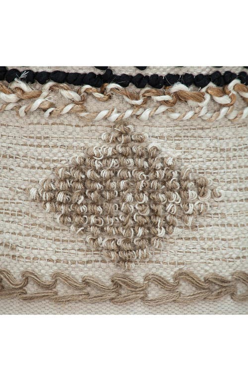 Parkland Collection Bohemian Foot Stool In Neutral