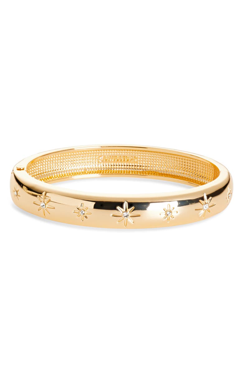 BaubleBar Stella Hinged Bracelet, Main, color, Gold