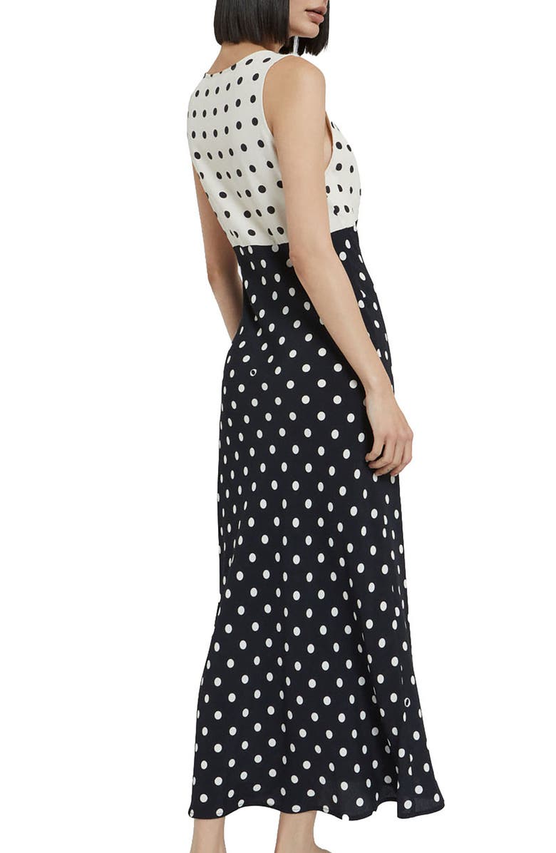 ottod'Ame Viscose Long Dress, Alternate, color, Black