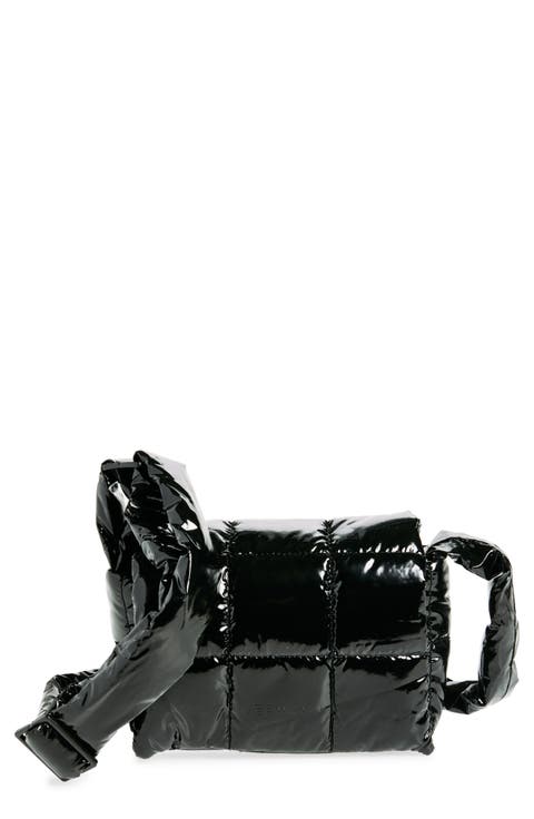 Mini Porter Quilted Recycled Nylon Messenger Bag