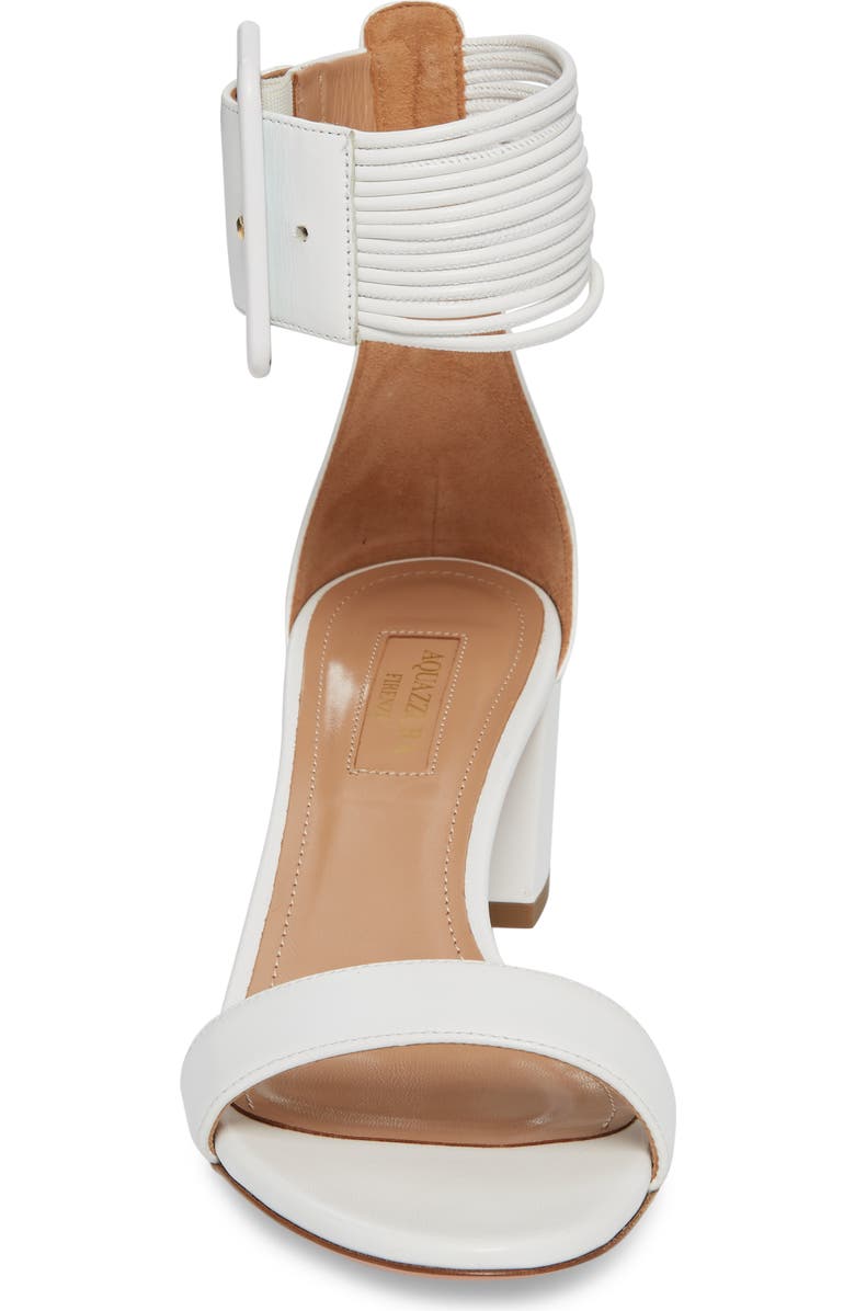 Aquazzura Casablanca Ankle Cuff Sandal, Alternate, color,