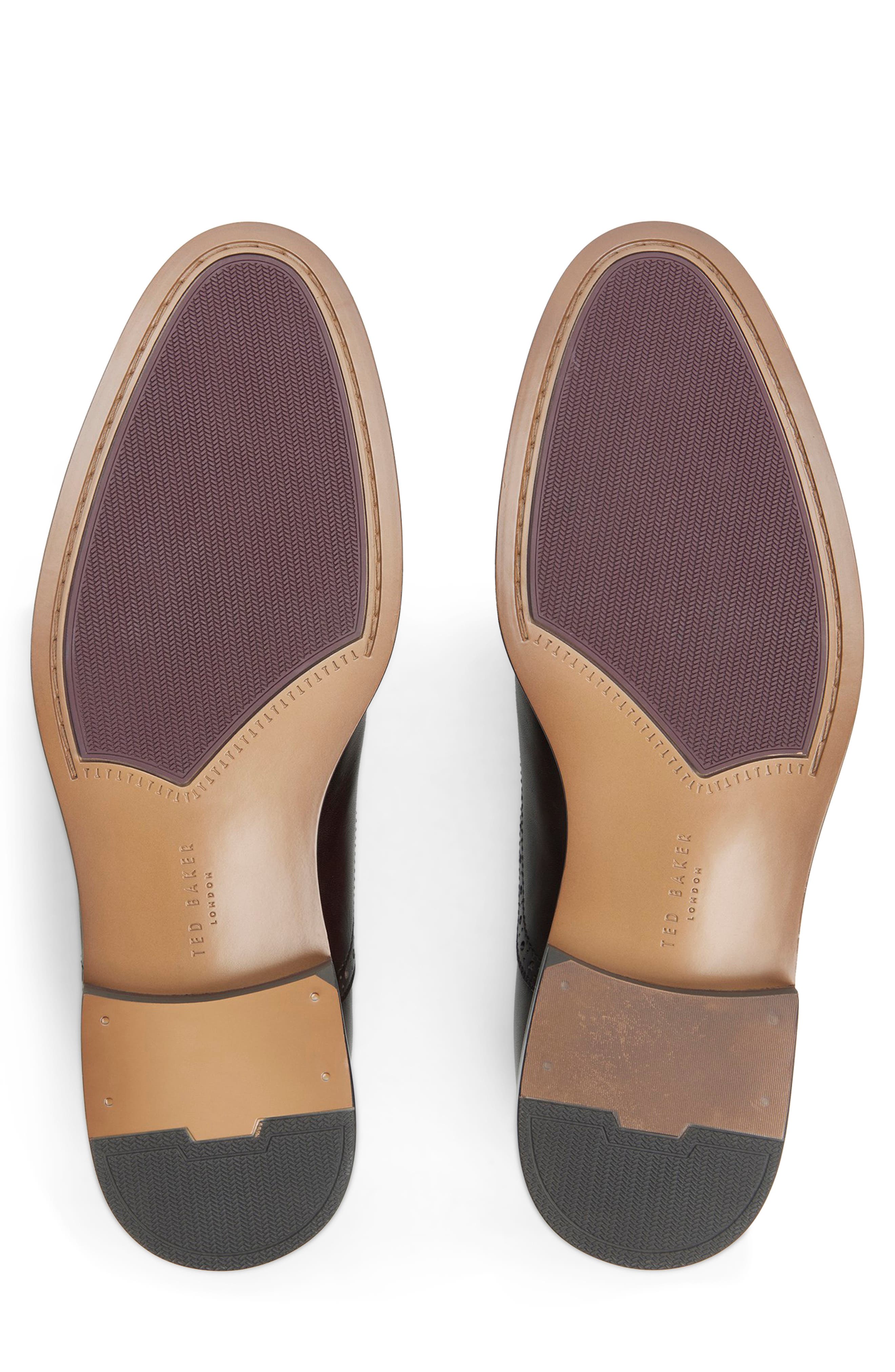 Harlington Cap Toe Oxford, Alternate, color, DARK BROWN