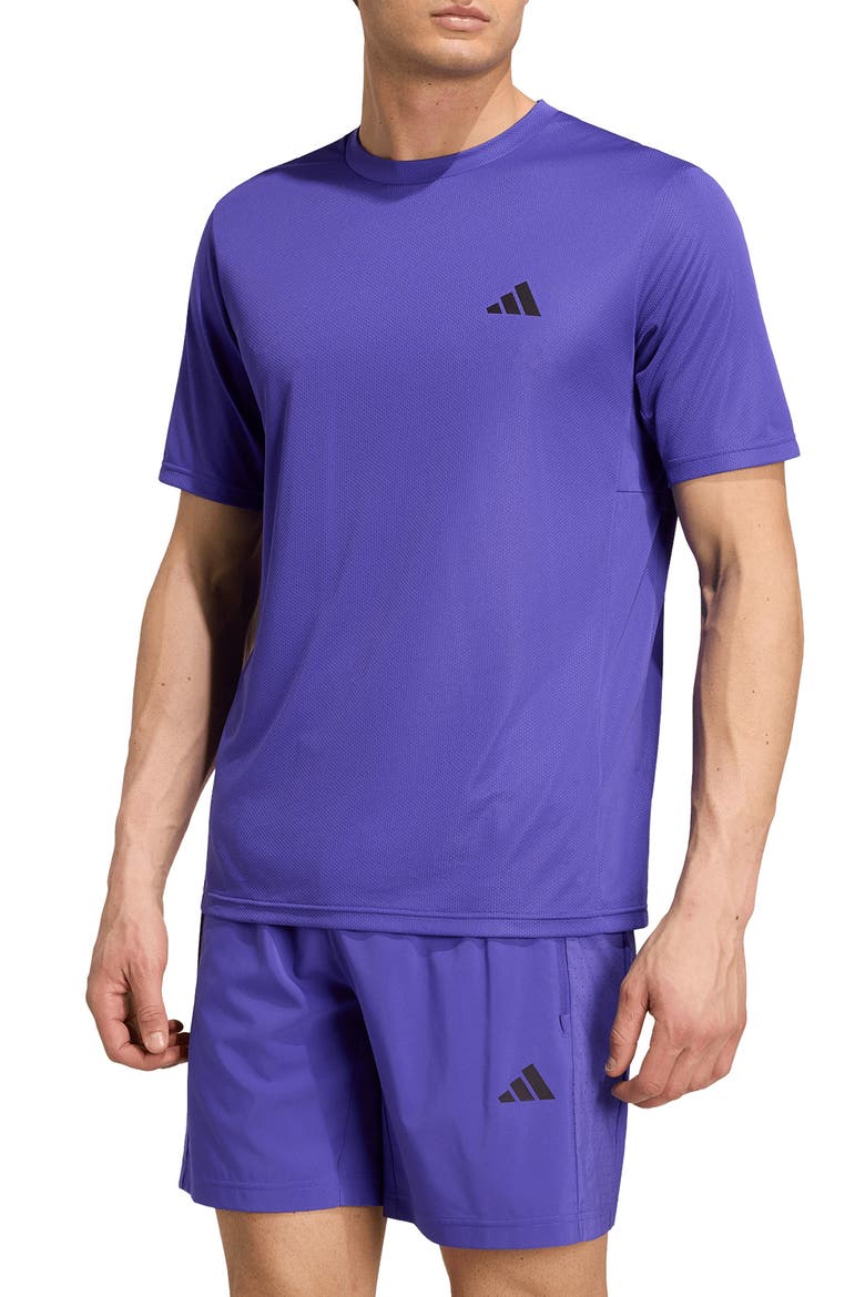 Performance Mesh T-Shirt, Main, color, PURE PURPLE