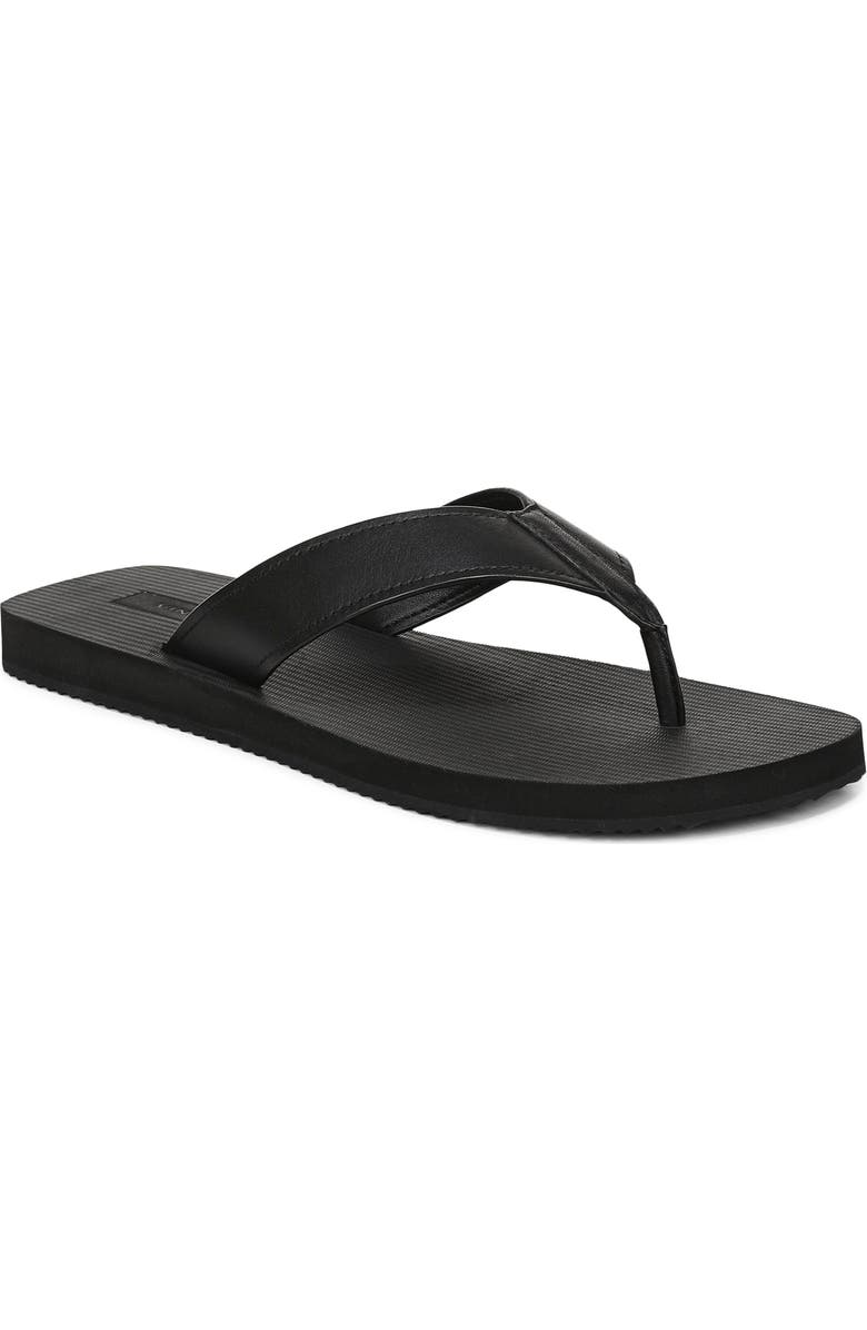Vince Fiji Leather Flip Flop, Main, color,