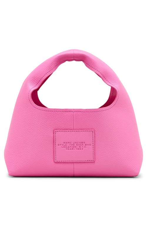 Marc Jacobs The Mini Leather Sack Bag In Pink