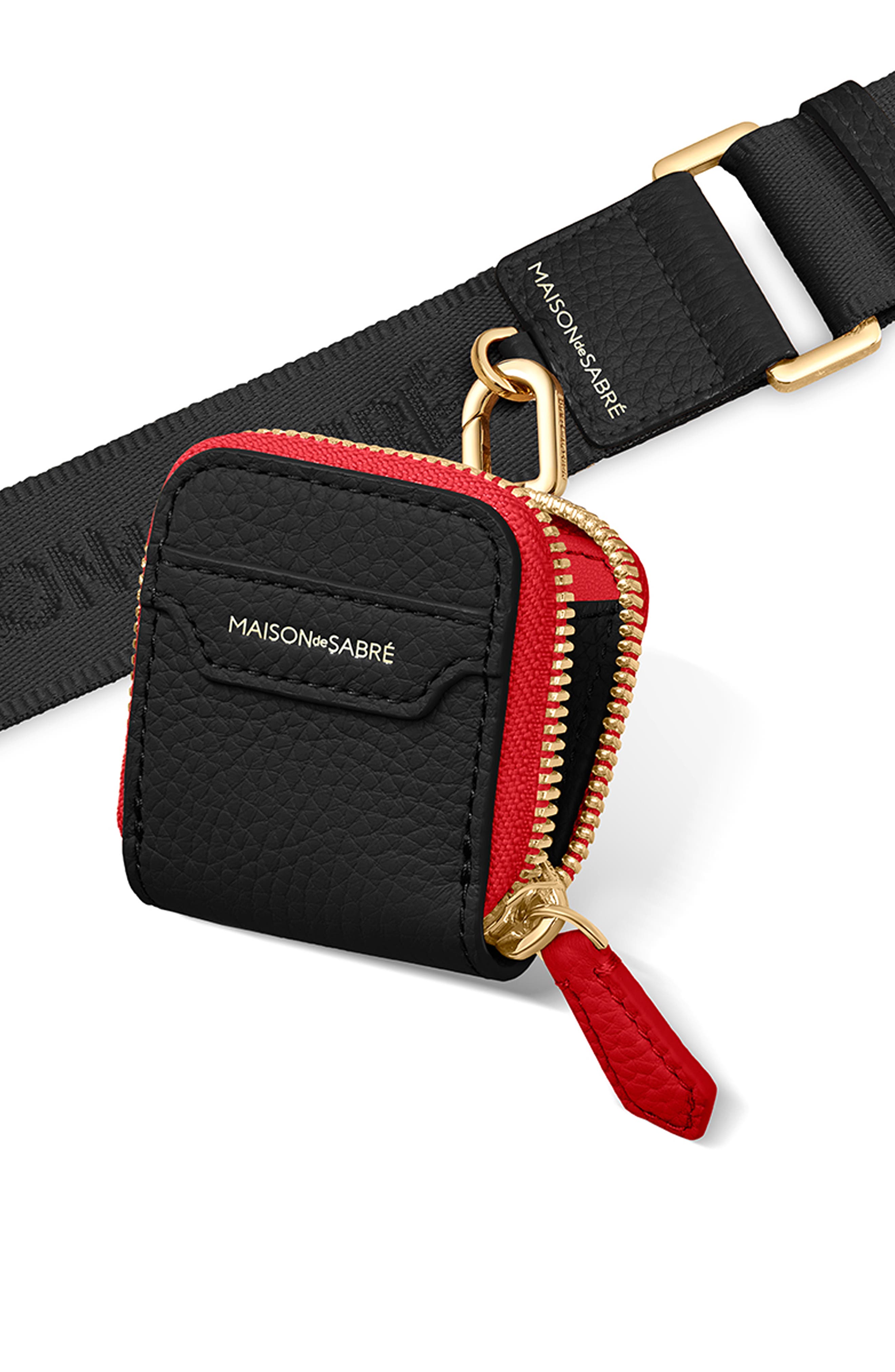 MAISON de SABRÉ The Utility Strap, Alternate, color, Rouge Noir
