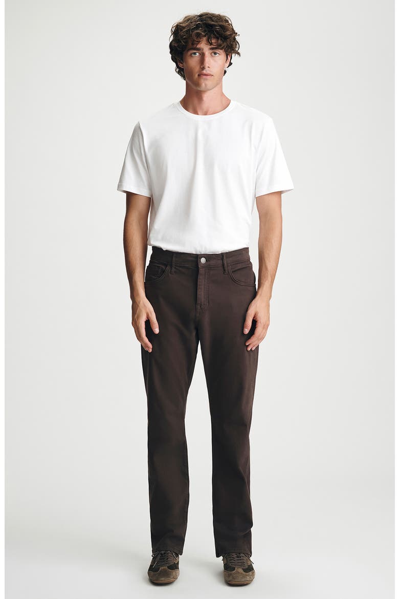 Matt Relaxed Straight Leg Twill Jeans, Alternate, color, BITTER CASUAL TWILL