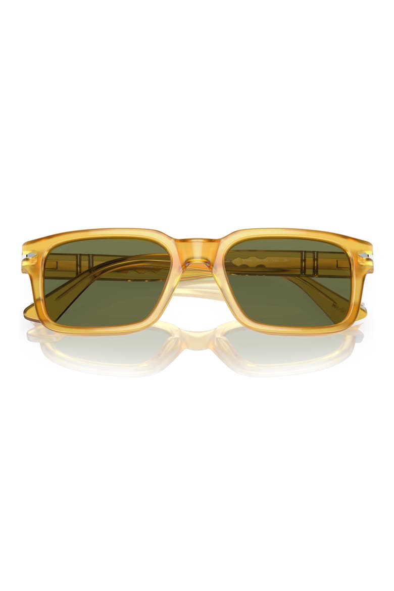 55mm Rectangular Sunglasses, Alternate, color, YELLOW